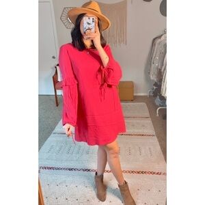 Sugar + Lips Frill Sleeve Mini Dress